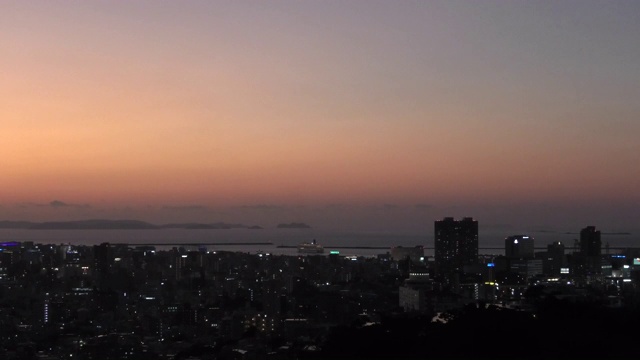 冲绳那霸的夜景视频素材