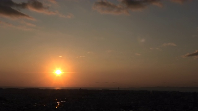 冲绳那霸的夜景视频素材