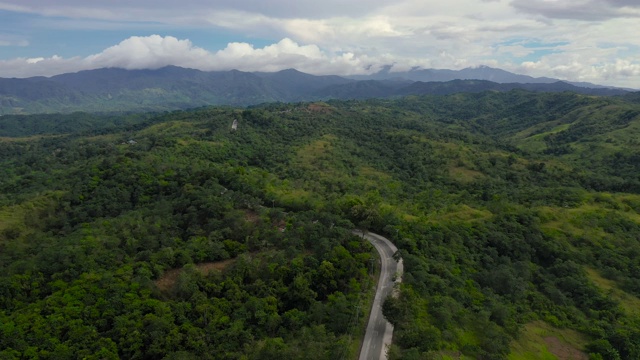 菲律宾山区景观及道路视频素材