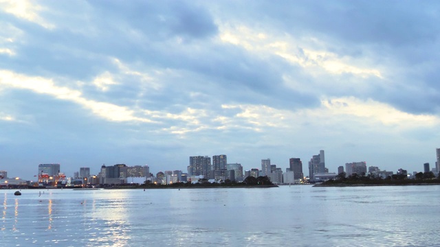 日本东京的高层建筑景观视频素材