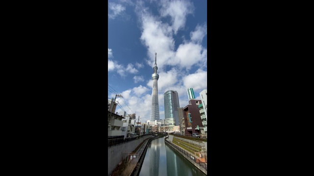 东京天空树景观视频素材