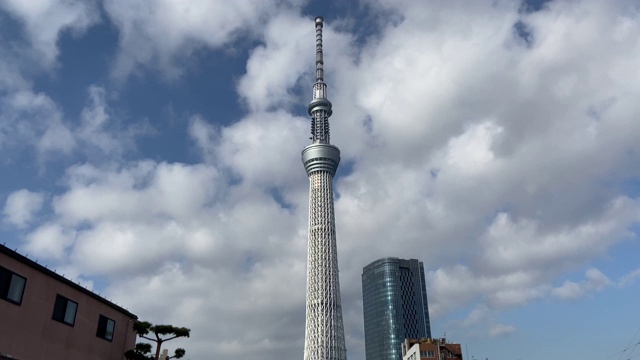 东京天空树景观视频素材