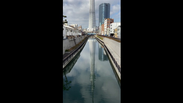 东京天空树景观视频素材