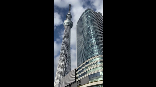 东京天空树景观视频素材