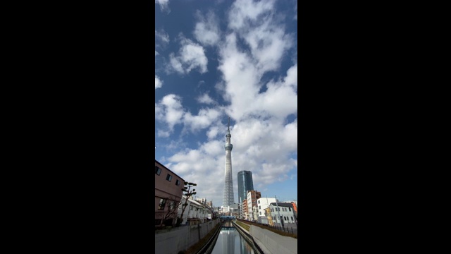 东京天空树景观视频素材