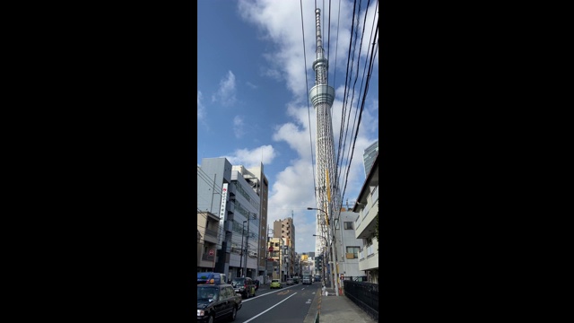 东京天空树景观视频素材