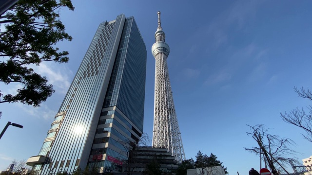 东京天空树景观视频素材