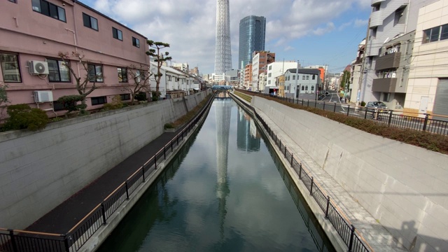 东京天空树景观视频素材