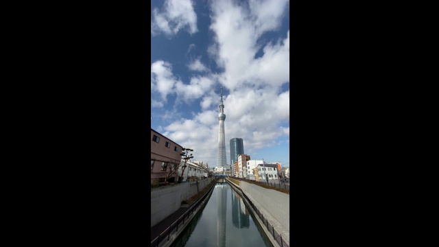 东京天空树景观视频素材