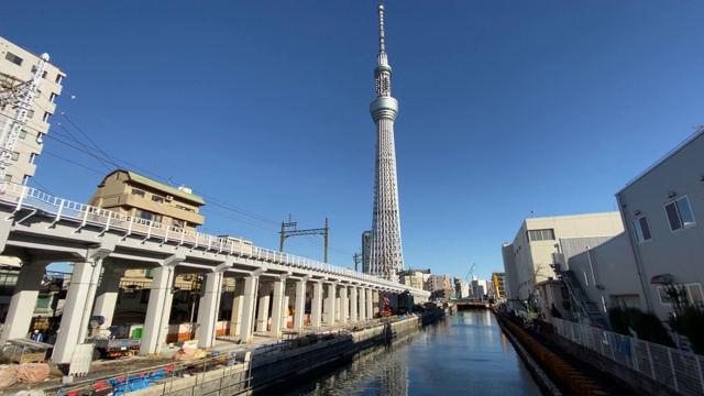 东京天空树景观视频素材