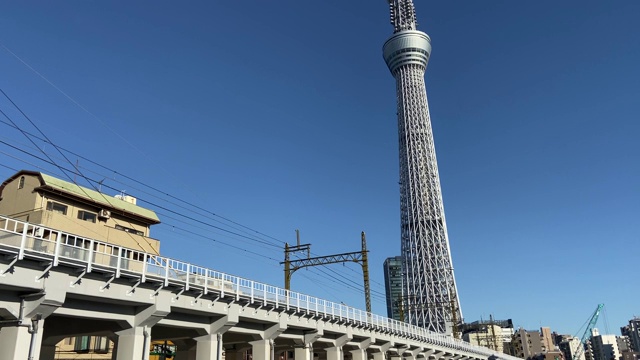 东京天空树景观视频素材