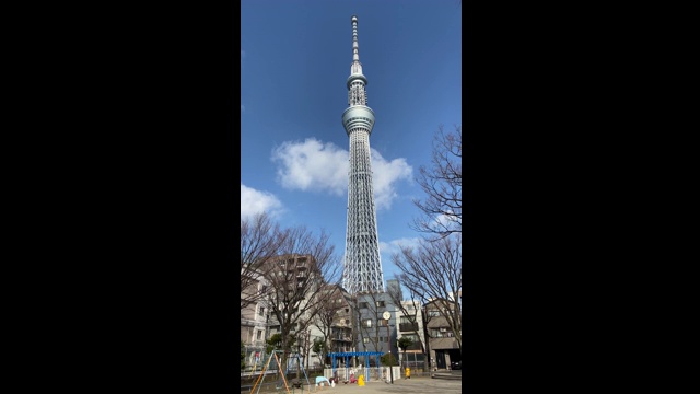 东京天空树景观视频素材