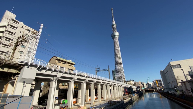 东京天空树景观视频素材