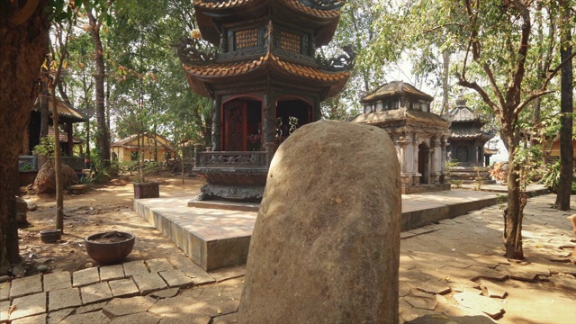 越南胡志明市附近的海松塔的户外圣地视频下载