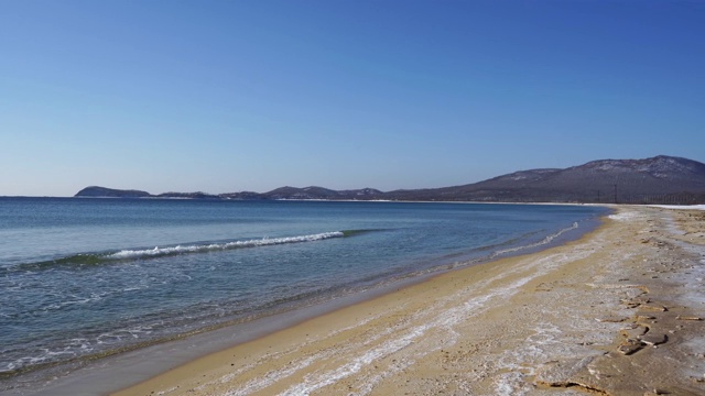 纳霍德卡附近的安娜湾海景视频素材