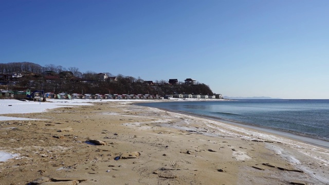 纳霍德卡附近的安娜湾海景视频素材