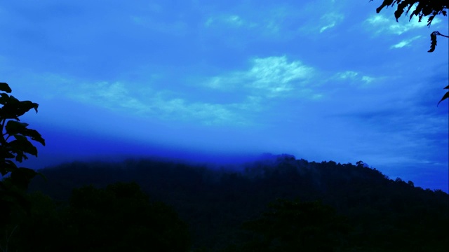 云移动天空背景。视频素材