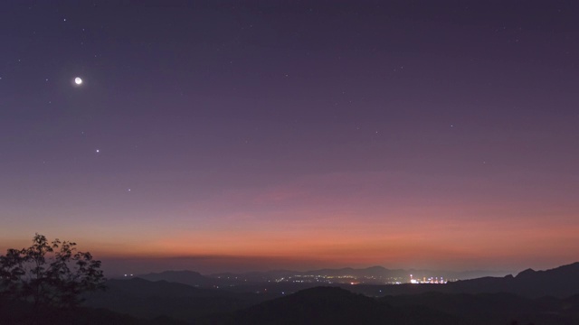 星形排列现象视频素材