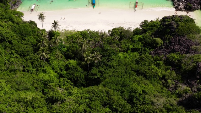 Caramoan 群岛，马图卡德，菲律宾视频素材