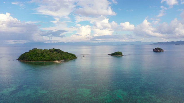 Caramoan群岛,菲律宾。夏季和旅游度假概念视频素材