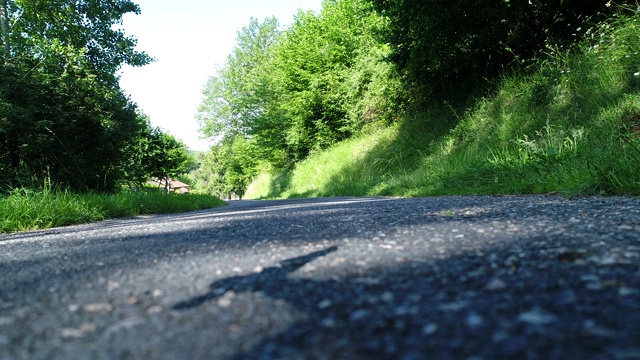 Périgord从空中俯瞰Le Buisson-de-Cadouin村视频素材