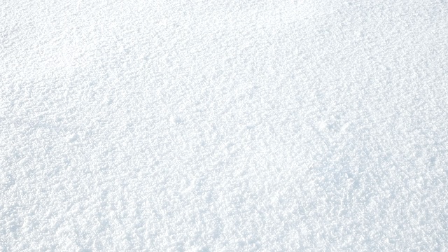 洁白的雪落在雪白的背景上。视频素材