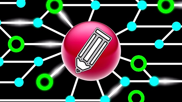 铅笔图标视频素材
