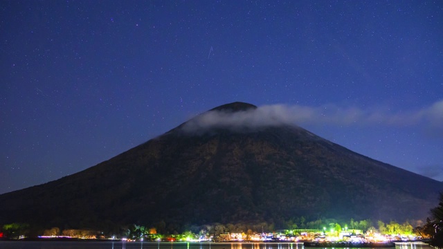 南台山星夜(延时)视频素材