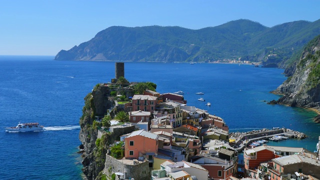 Vernazza，五个地球，意大利视频素材