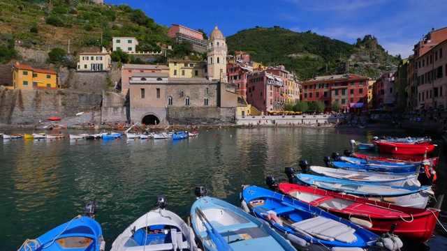 Vernazza，五个地球，意大利视频素材