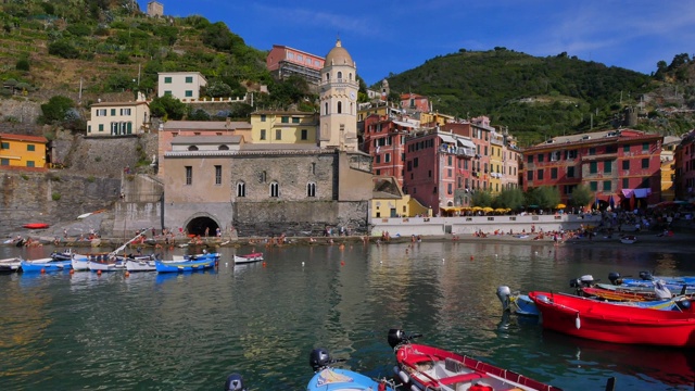 Vernazza，五个地球，意大利视频素材