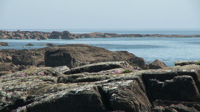 海上岩石半岛视频素材