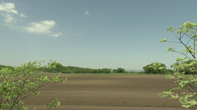 平场，北海道，日本视频素材