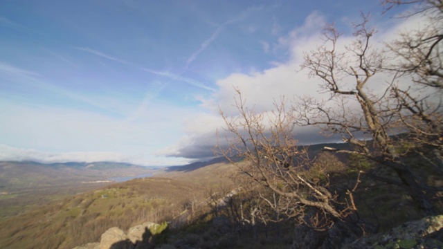 高山上广阔的风景视频素材