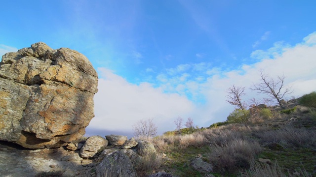 高山上广阔的风景视频素材