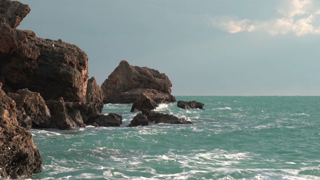 热带海岸线视频素材