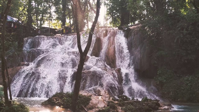 墨西哥的热带蓝色水视频素材