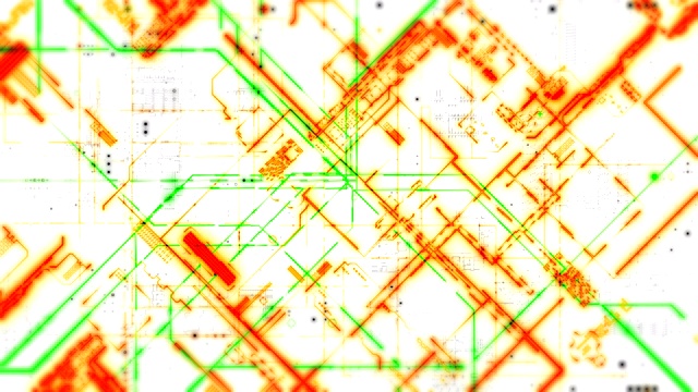 电路板的背景视频素材