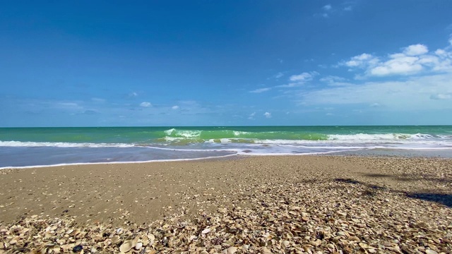 海滩和海浪视频素材