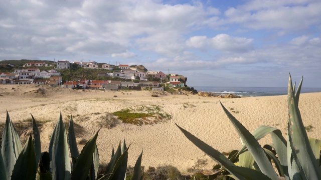 葡萄牙维森特Costa Vicentina的Praia de Clerigo海滩视频素材