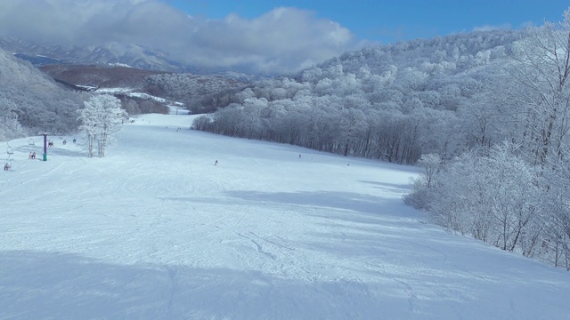 霜和滑雪视频素材