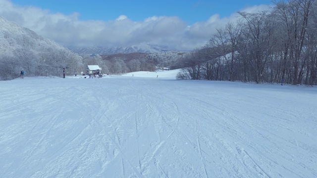 霜和滑雪视频素材