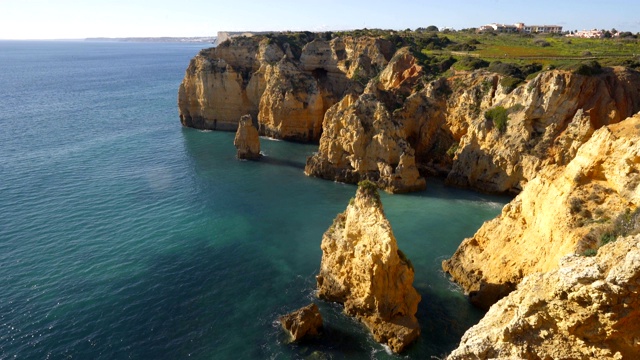 葡萄牙拉各斯的Ponta da Piedade视频素材