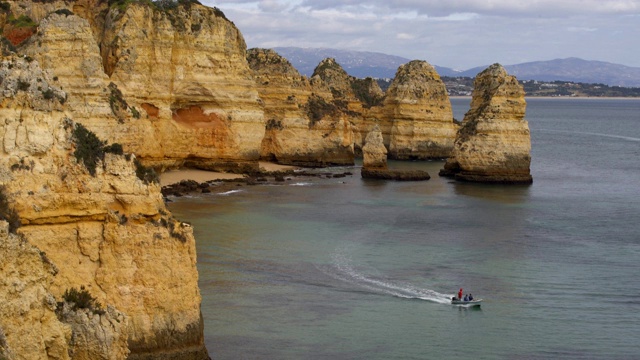 葡萄牙拉各斯的Ponta da Piedade视频素材