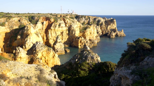 葡萄牙拉各斯的Ponta da Piedade视频素材