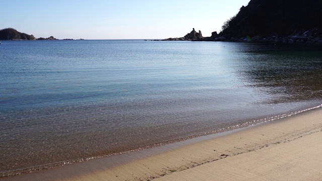 海景，可以看到美丽的海湾。俄罗斯纳霍德卡视频素材