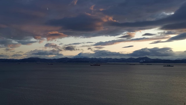 海景，日落海景视频素材