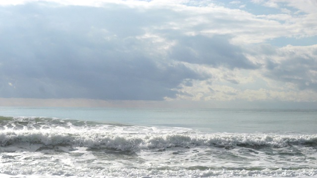 海浪与天空视频素材