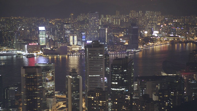 香港城市夜景视频素材