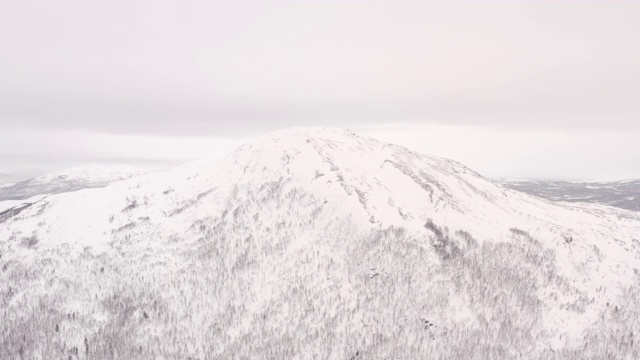 冬天的山视频素材